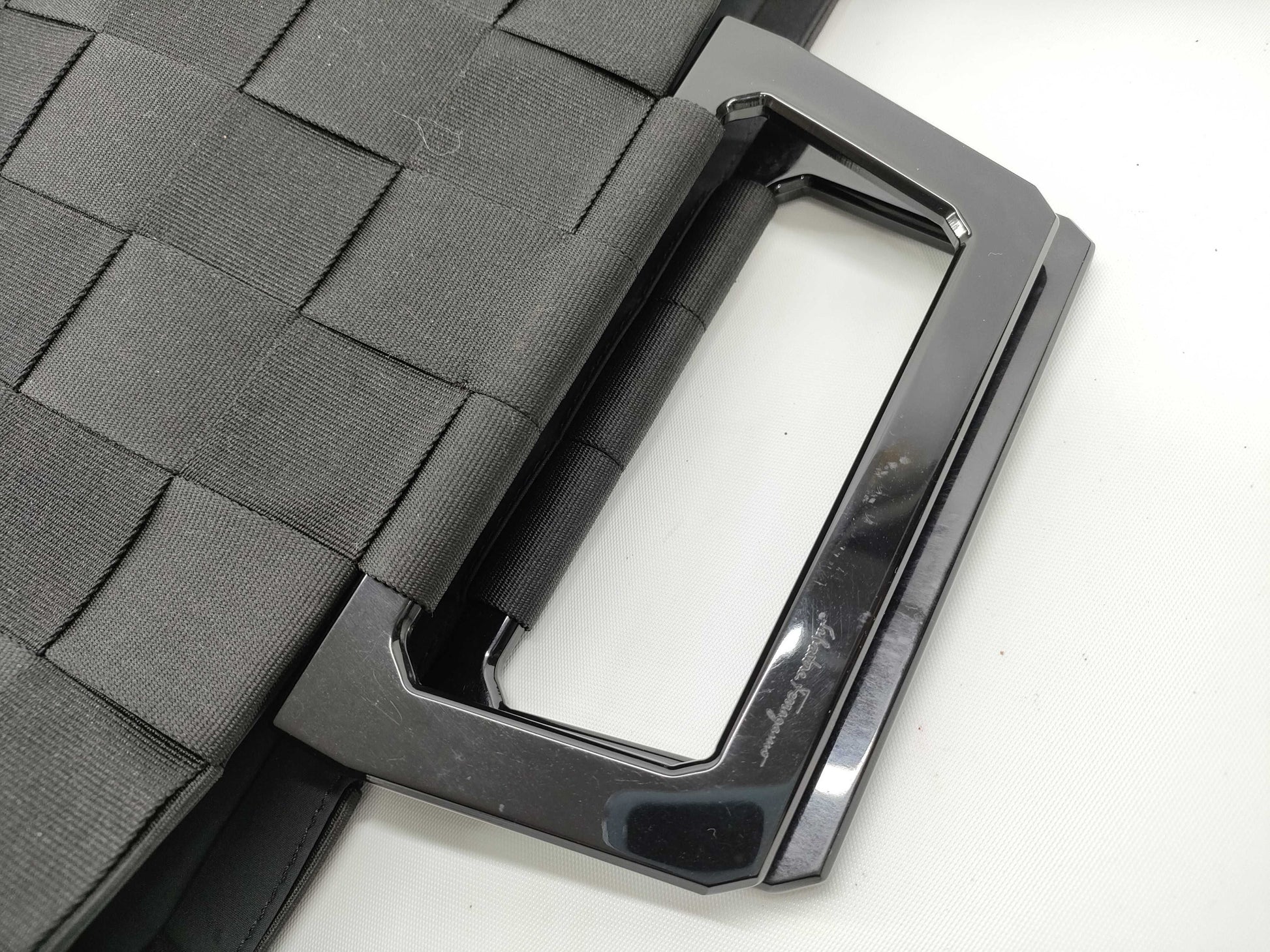 Salvatore Ferragamo 2-Way Handbag Black Shoulder Bag