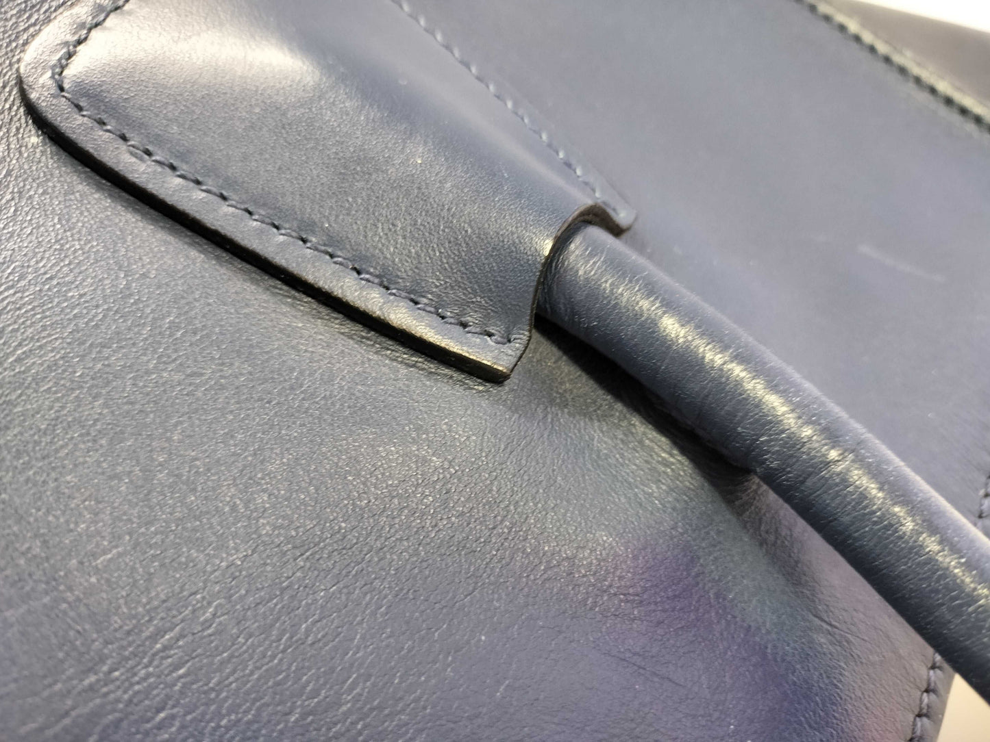 PRADA Prada Handbag Navy x Blue Tote Bag