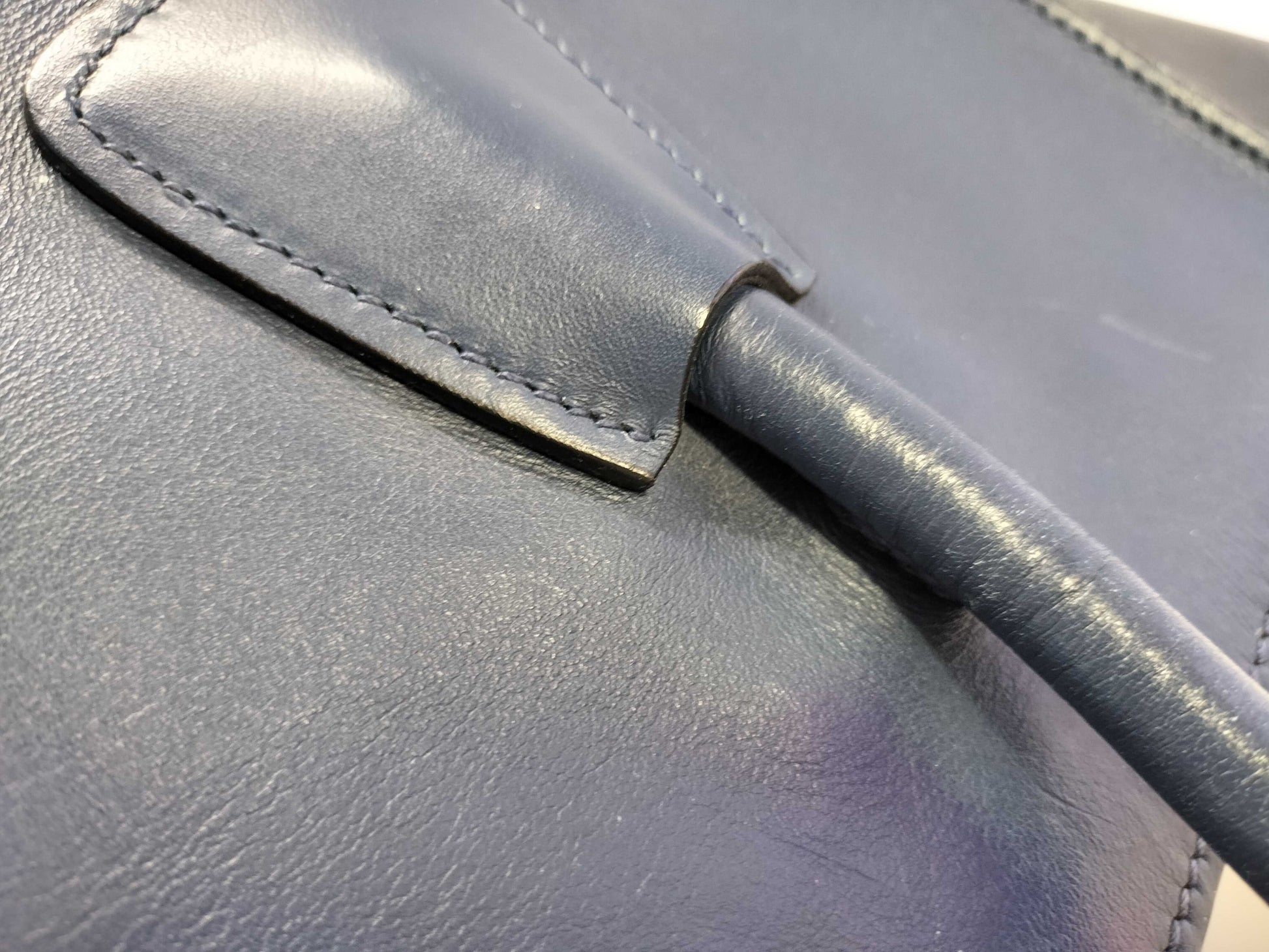 PRADA Prada Handbag Navy x Blue Tote Bag