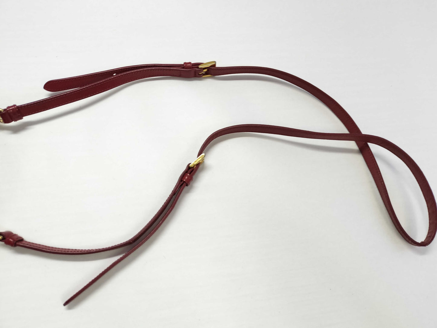 PRADA Mini Shoulder Bag Padlock Red Shoulder Bag