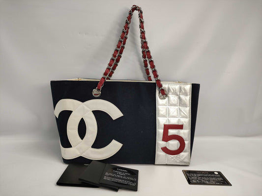 CHANEL No. 5 Deca Coco Chain Tote Bag