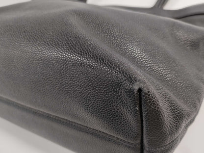 CHANEL Coco Mark Handbag Caviar/No. 6/Gallace Seal Bag