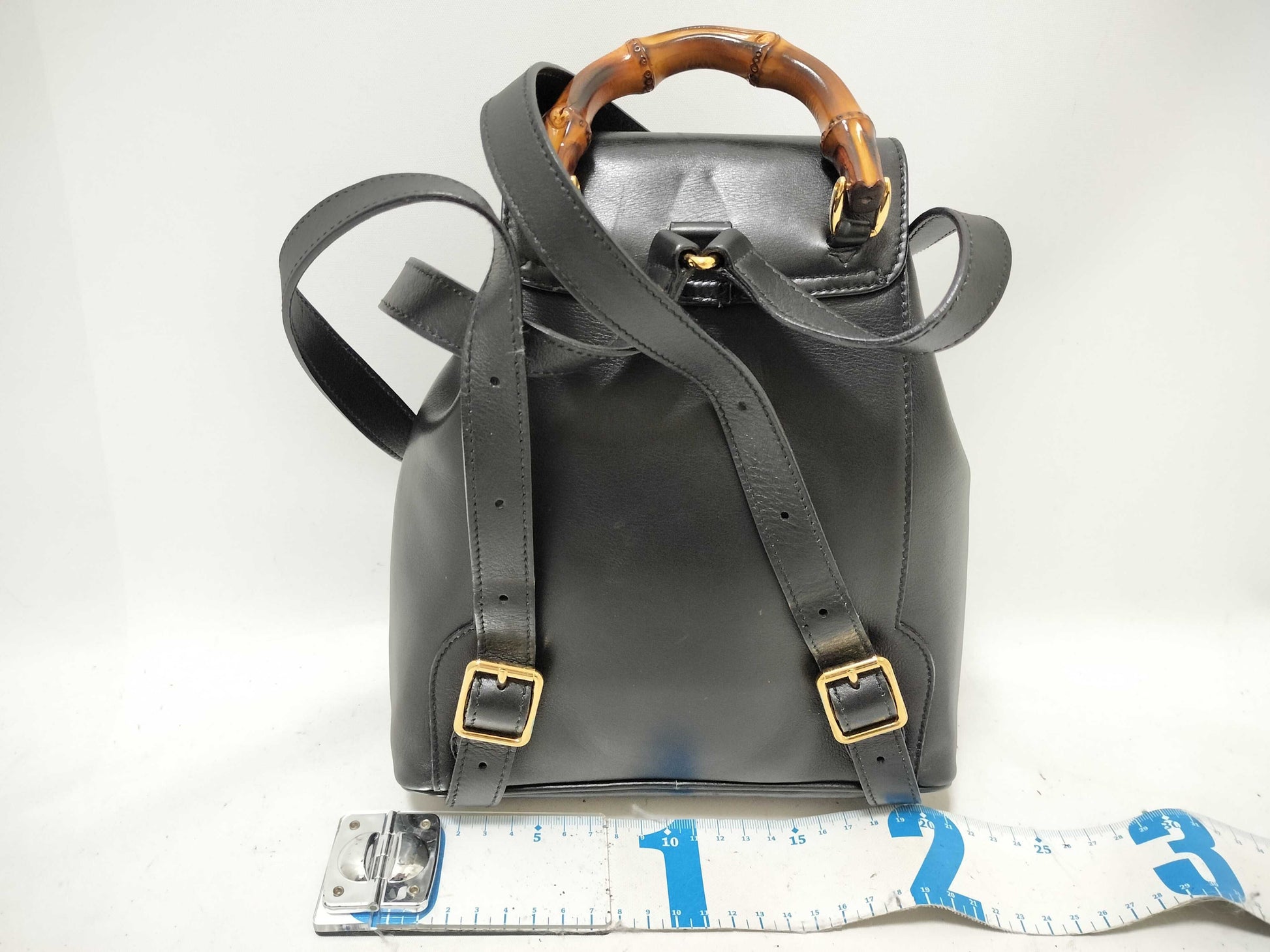 GUCCI Bamboo Backpack Bamboo/Leather Backpack