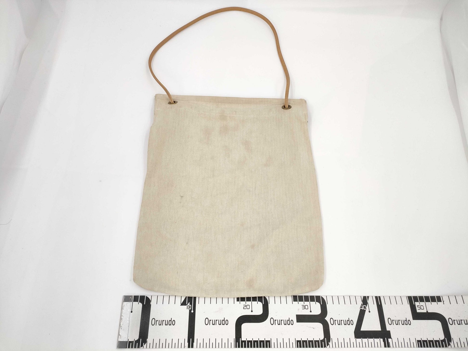 HERMES Aline GM Tote Bag, Ivory, Shoulder Bag