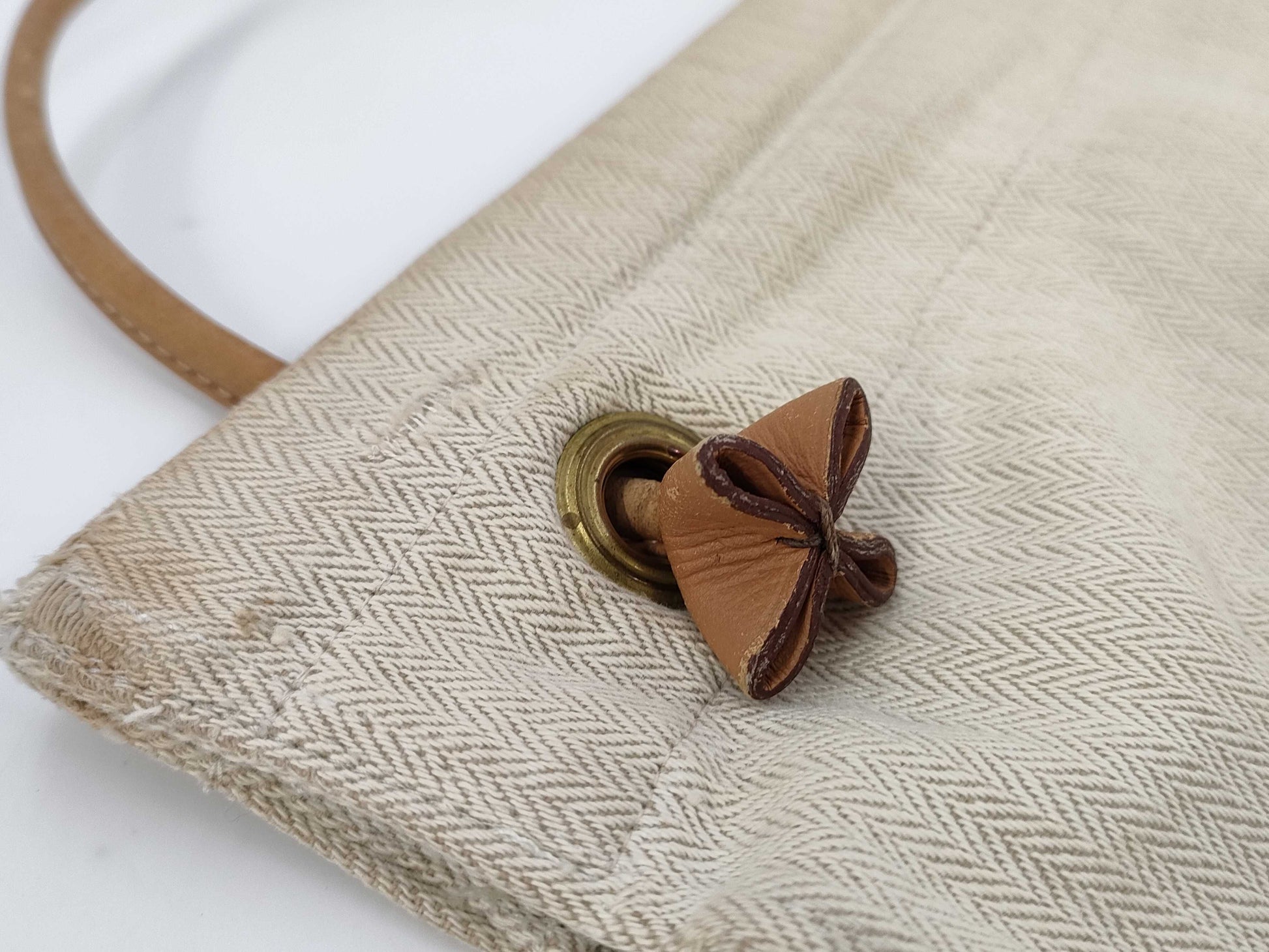 HERMES Aline GM Tote Bag, Ivory, Shoulder Bag