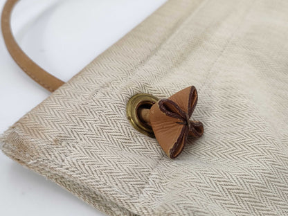 HERMES Aline GM Tote Bag, Ivory, Shoulder Bag