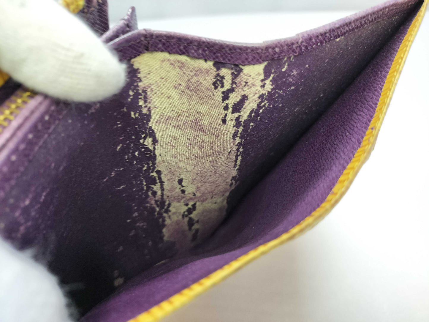 LOUIS VUITTON Epi LV Epi L-shaped Zip Wallet M61509 Wallet