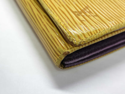 LOUIS VUITTON Epi LV Epi L-shaped Zip Wallet M61509 Wallet