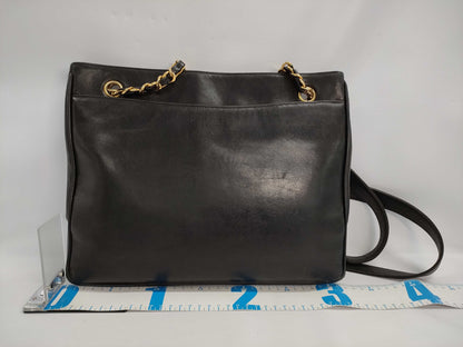 CHANEL Chain Shoulder Bag Lambskin 2656101 Black Bag