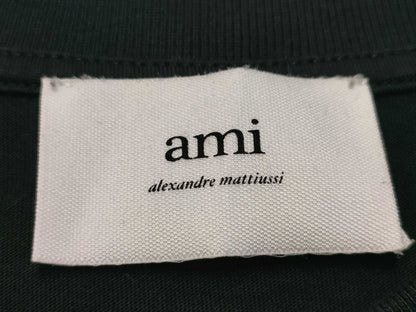 AMI Paris T-shirt, cotton, black, size M