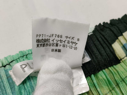 PLEATS PLEASE Pants, Multicolor Polyester Pants