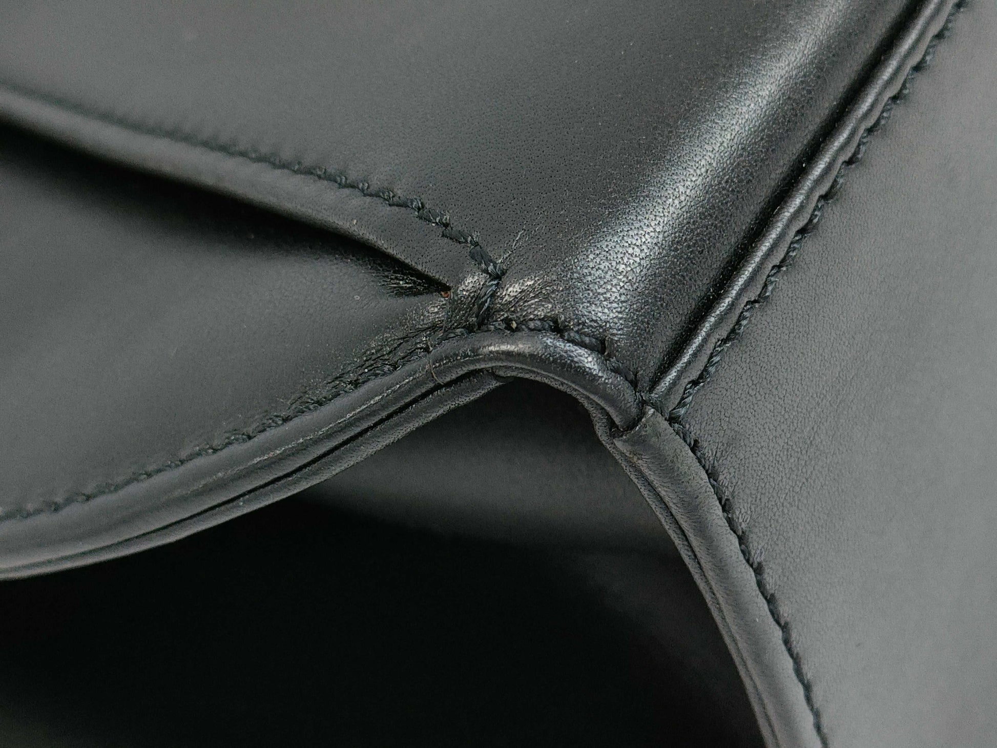 Cartier Panther Leather Black Top Handle Handbag