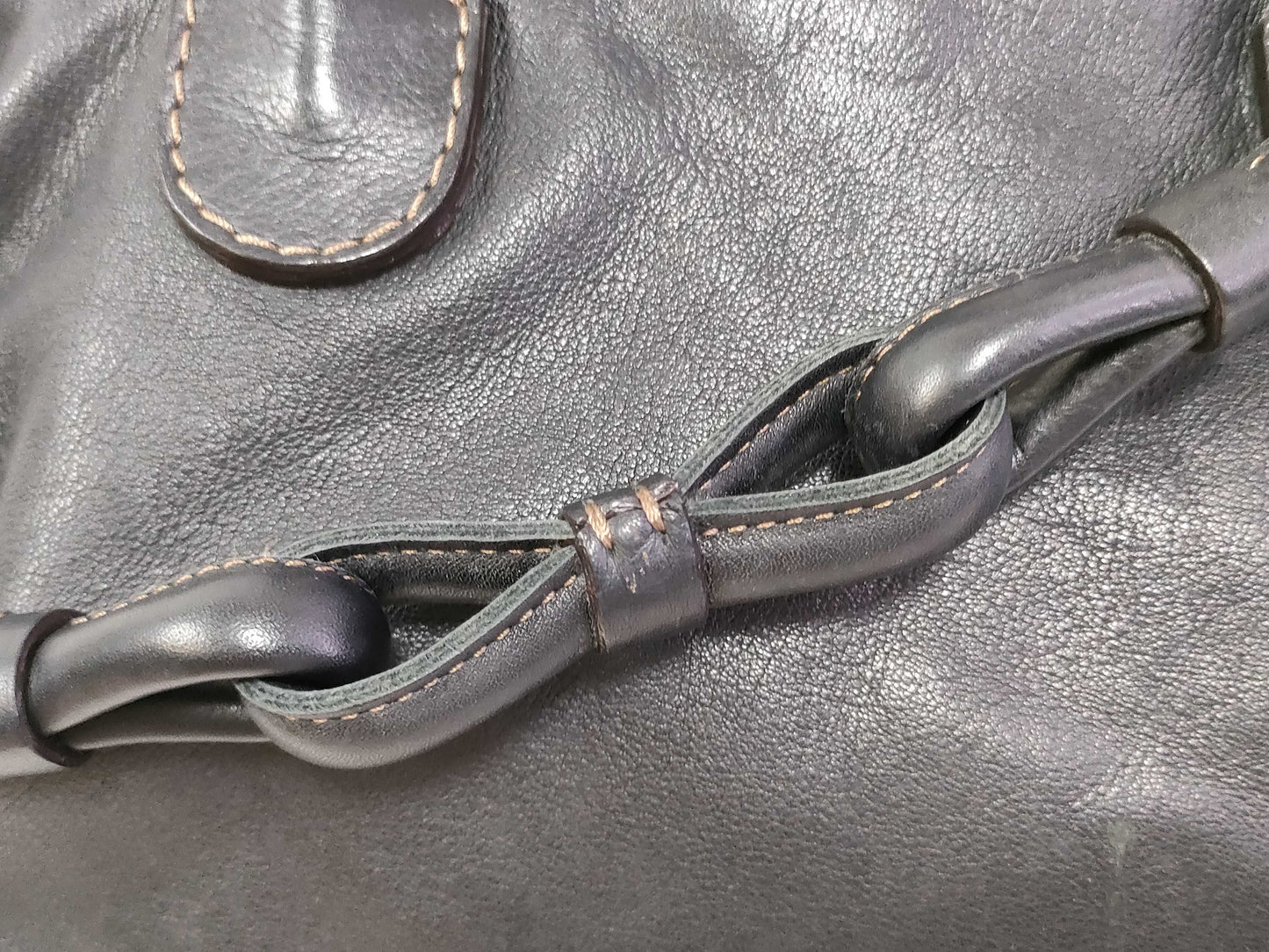 LOEWE Fiesta 2-way handbag in black leather