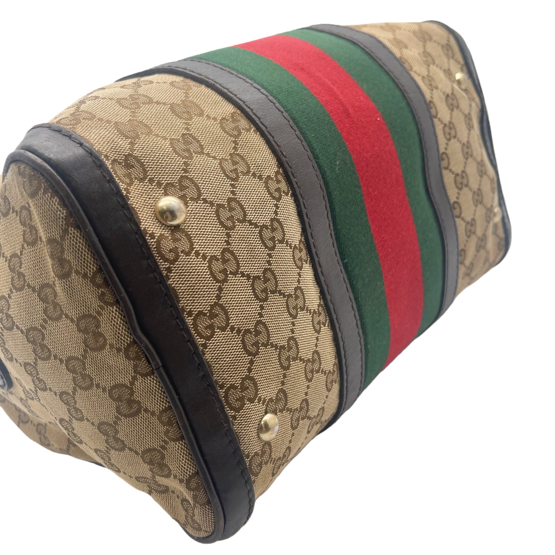 GUCCI Gucci Sherry Line Canvas Boston Bag Boston Bag