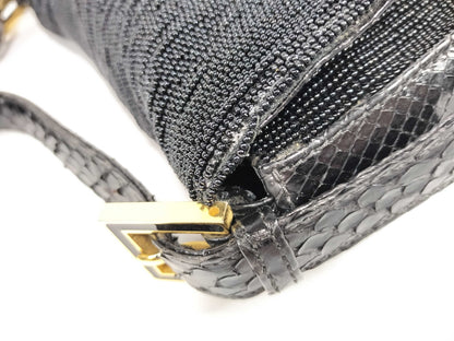FENDI Mamma Mamma Bucket Beads x Python Handbag Handbag