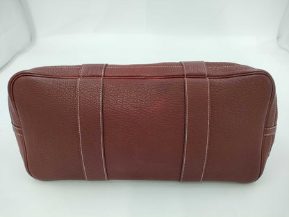 HERMES Garden Party PM K engraved tote bag