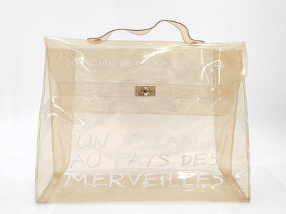 HERMES Vinyl Kelly Handbag