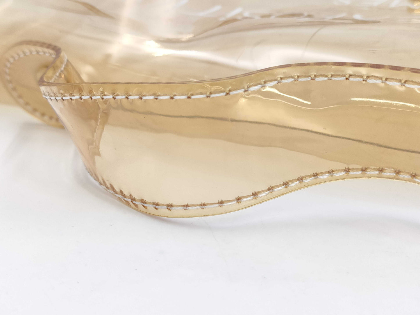 HERMES Vinyl Kelly Handbag