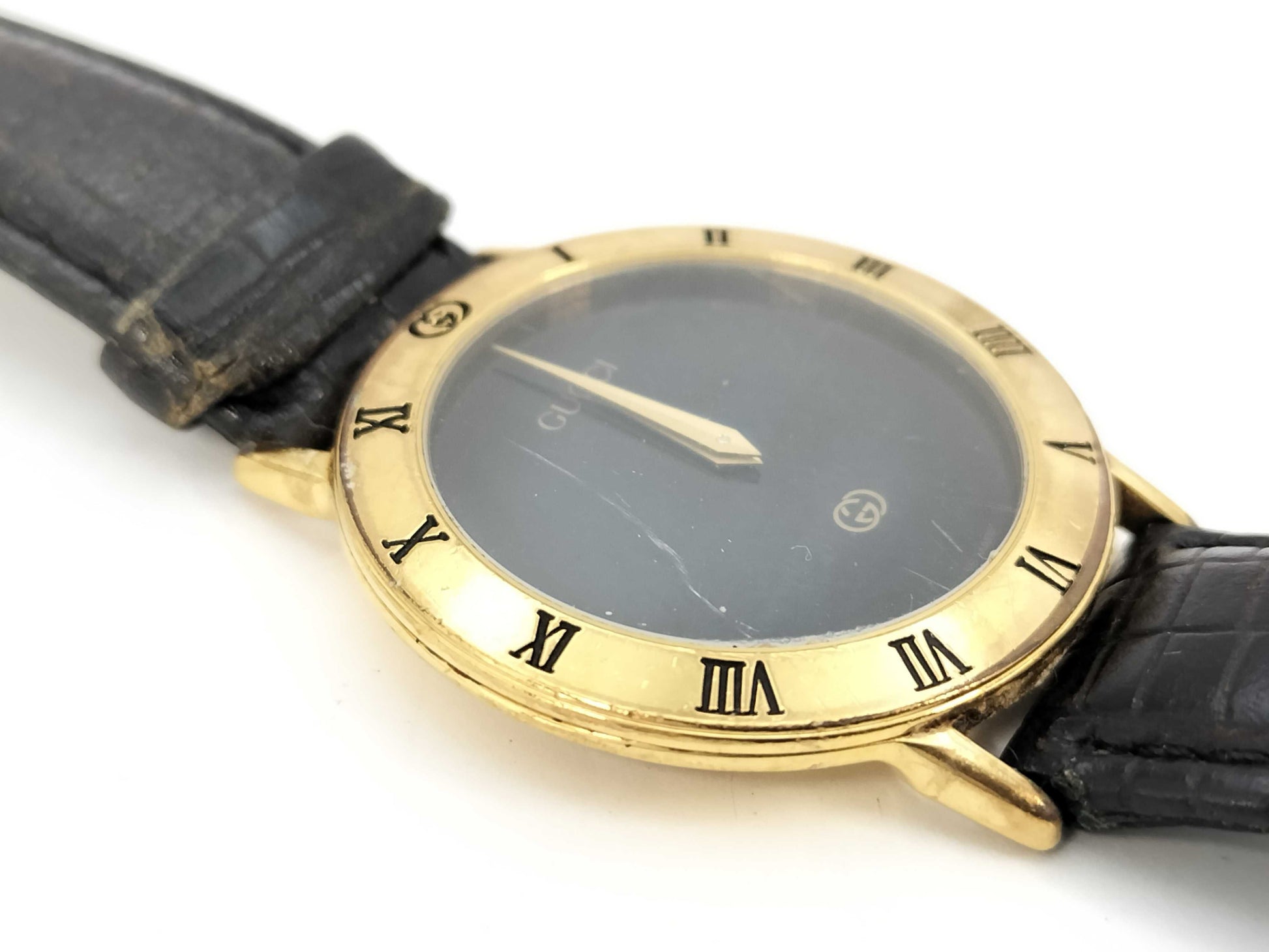 GUCCI 3000M 0101286 Quartz Black Dial Boys' Watch