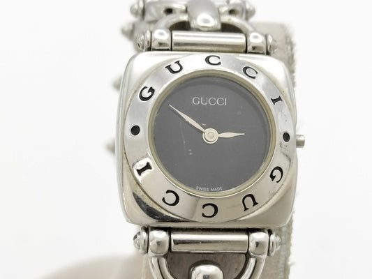GUCCI 6400L 0089471 Quartz Black Dial Women's Watch