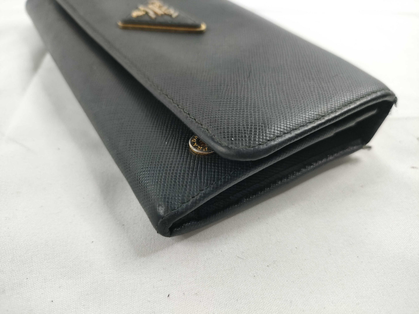 PRADA PRADA Saffiano Long Wallet with Card Holder