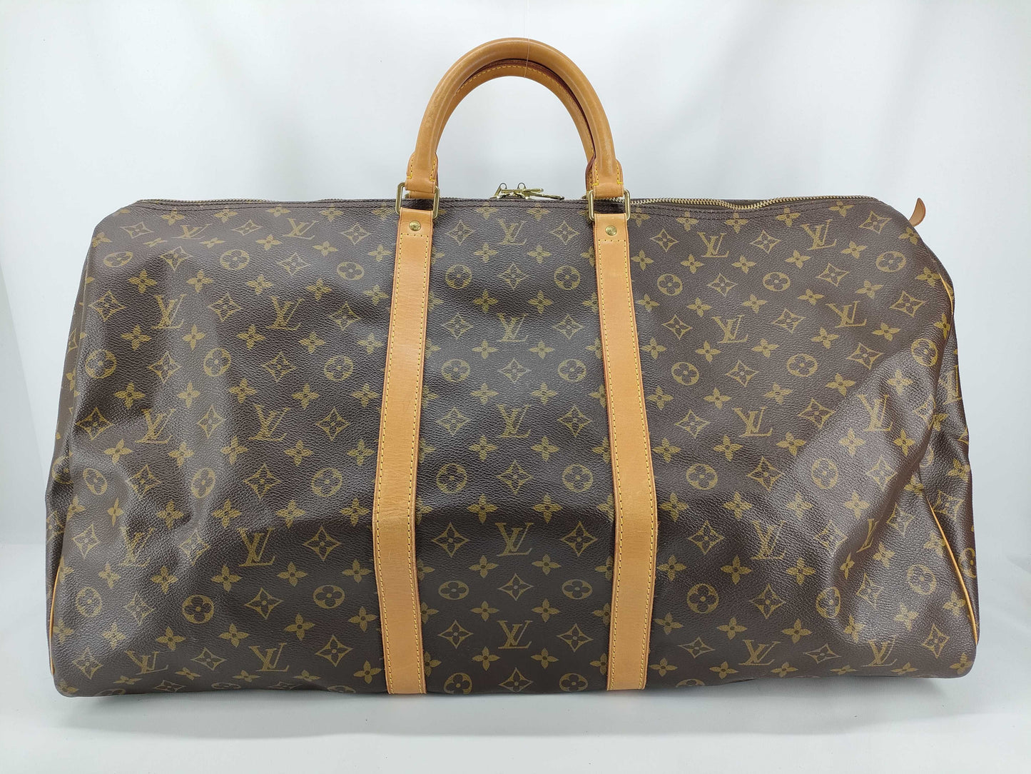 LOUIS VUITTON Monogram Keepall Boston Bag
