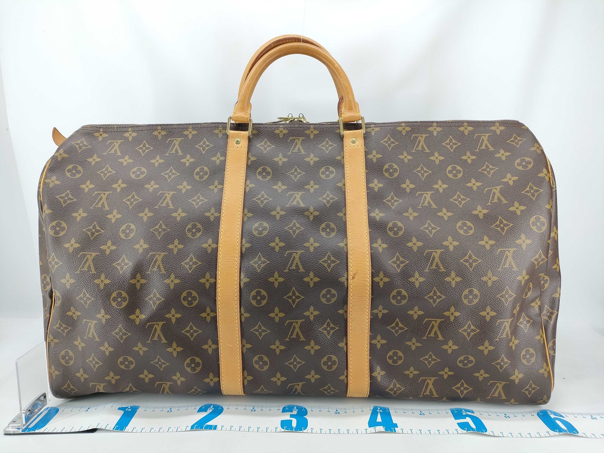 LOUIS VUITTON Monogram Keepall Boston Bag