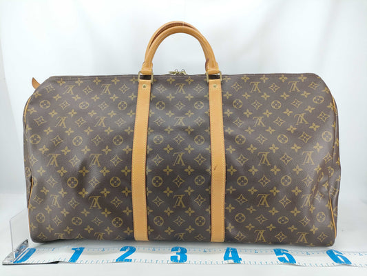 LOUIS VUITTON Monogram Keepall Boston Bag