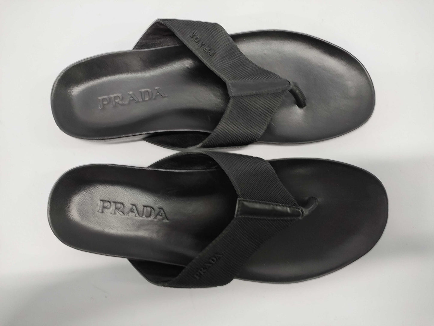 PRADA Prada Leather Sandals 7 1/2 Sandals