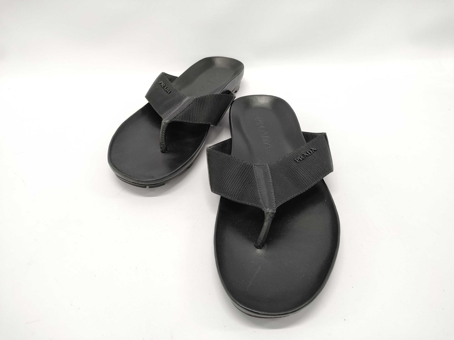 PRADA Prada Leather Sandals 7 1/2 Sandals