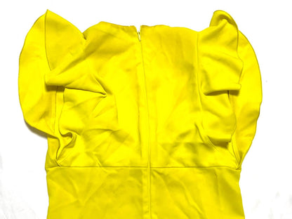 DSQUARED2 Dsquared Short Dress Yellow Size 38 Dress