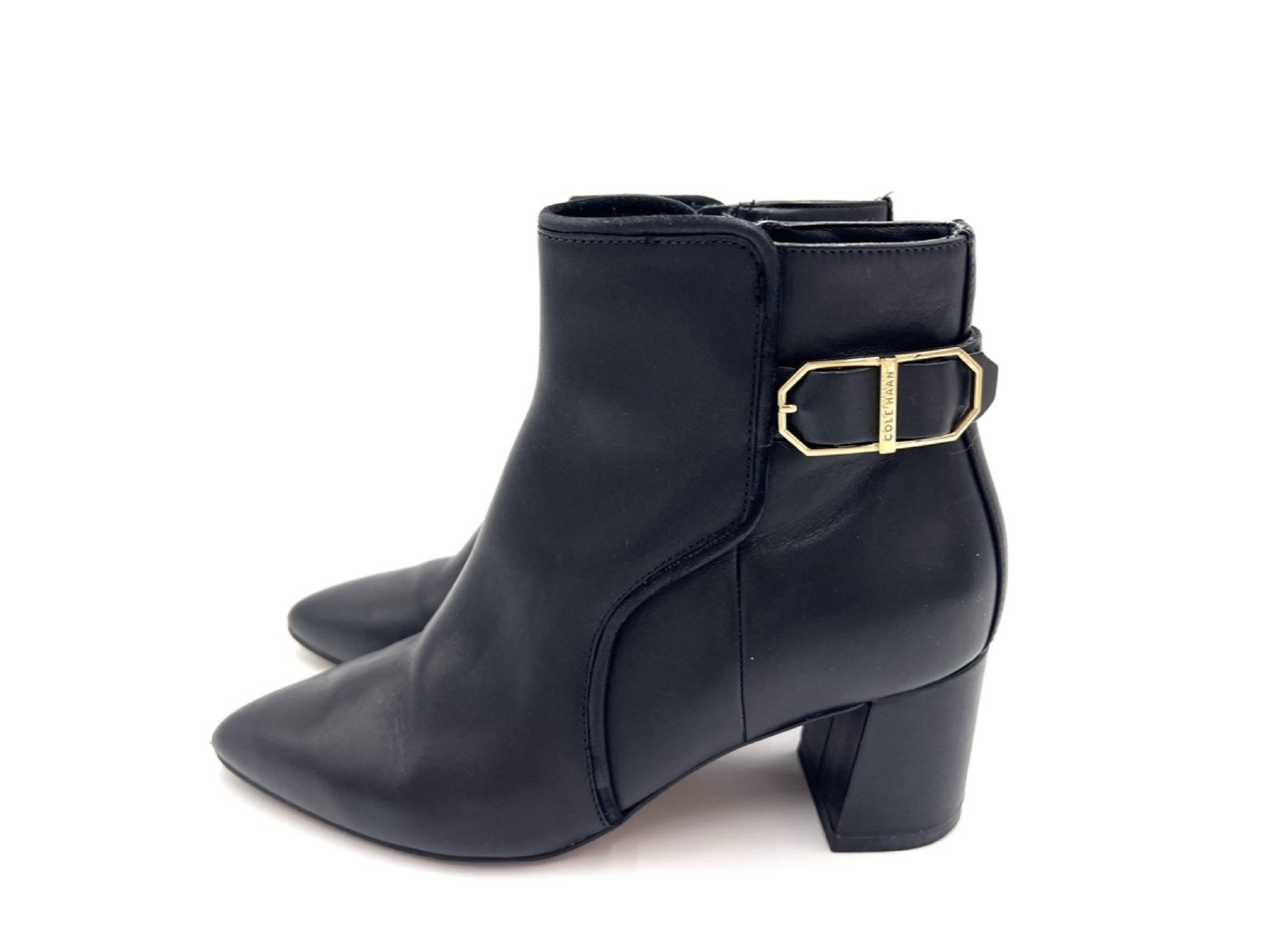 COMME des GARCONS Cole Haan Leather Short Boots Black 5 1/2" Other Shoes