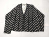 BALENCIAGA BALENCIAGA 719649 Logomaia All Over Cardigan Knit Cardigan Size 4 Unused with tags Cardigan