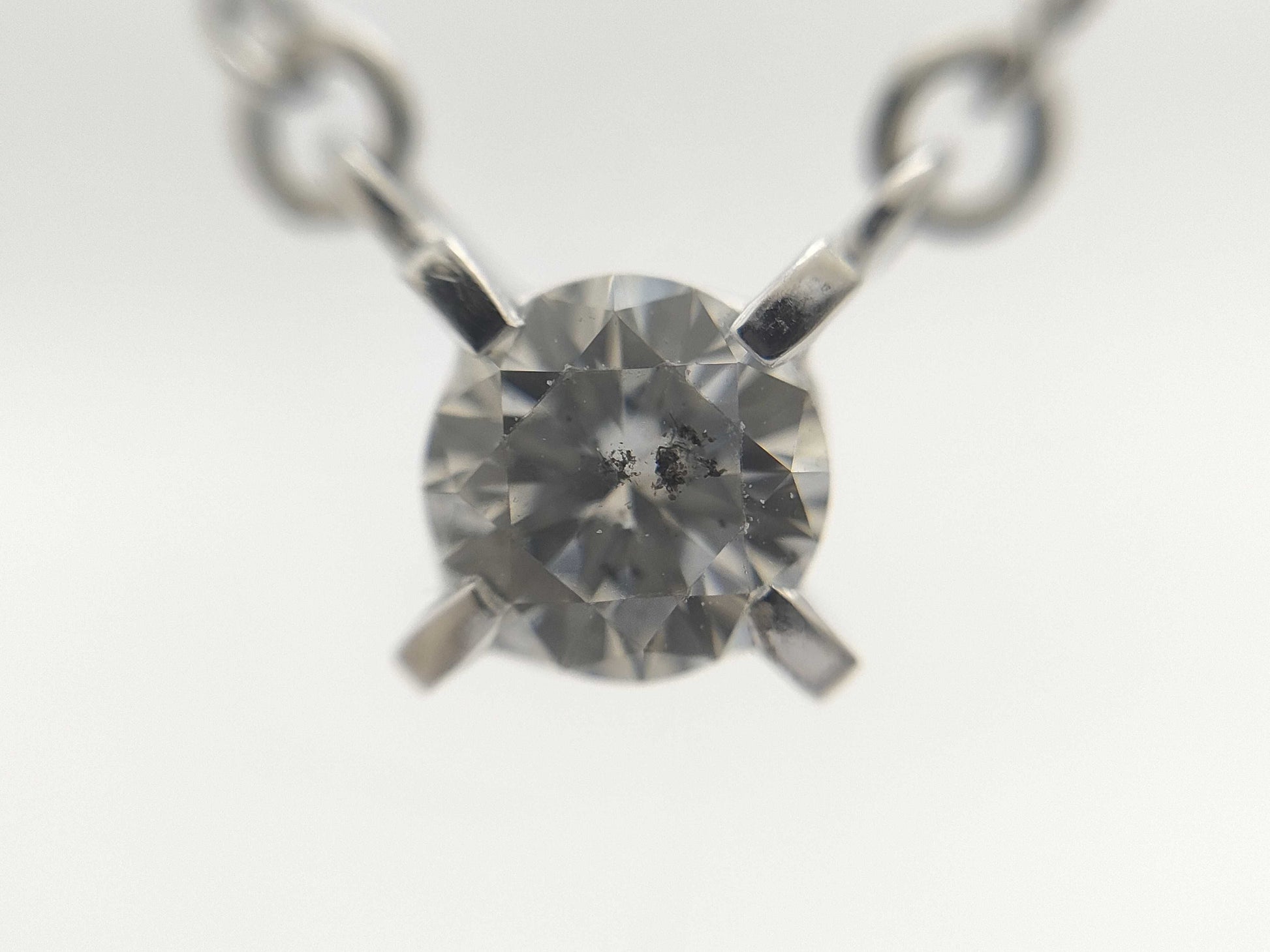 D0.328ct PT900/PT850 3.8g Necklace 