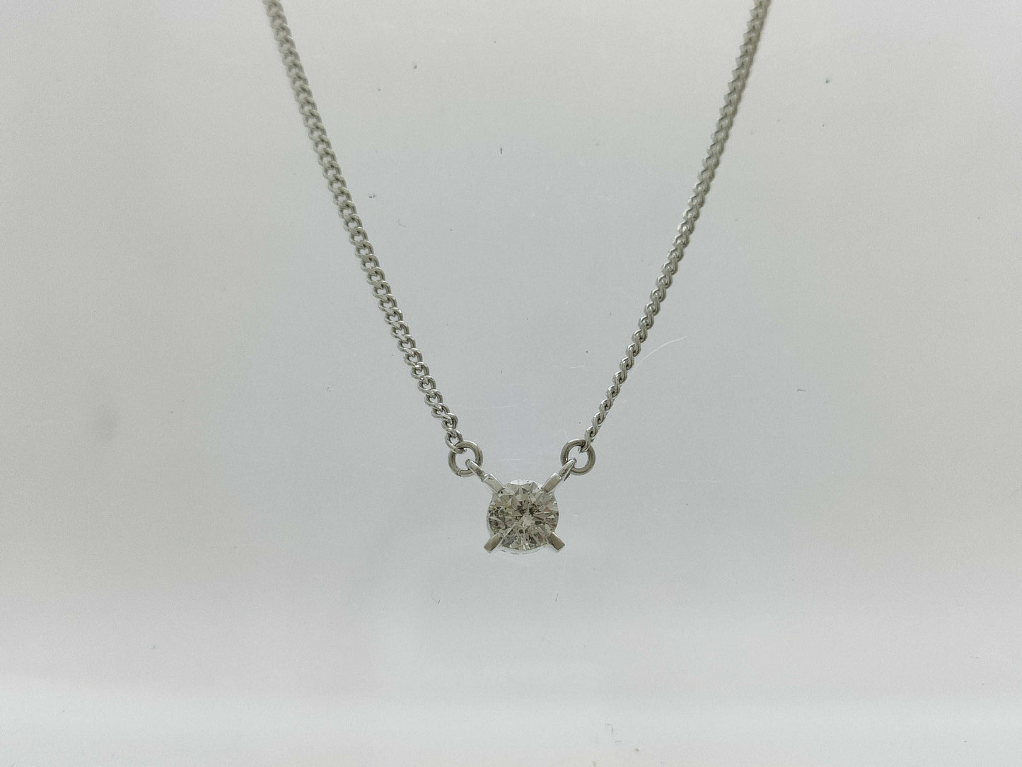 D0.328ct PT900/PT850 3.8g Necklace 