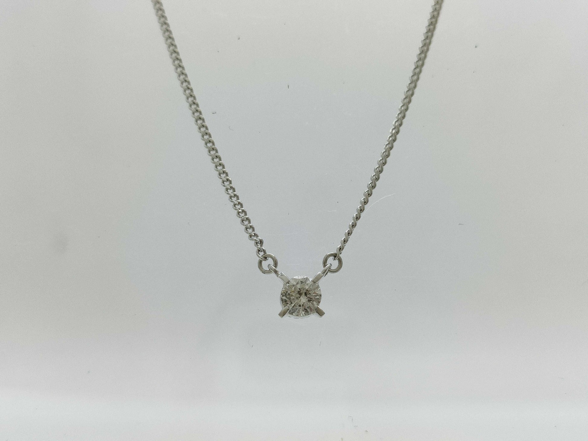 D0.328ct PT900/PT850 3.8g Necklace 