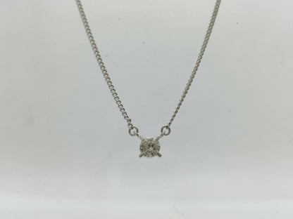 D0.328ct PT900/PT850 3.8g Necklace 
