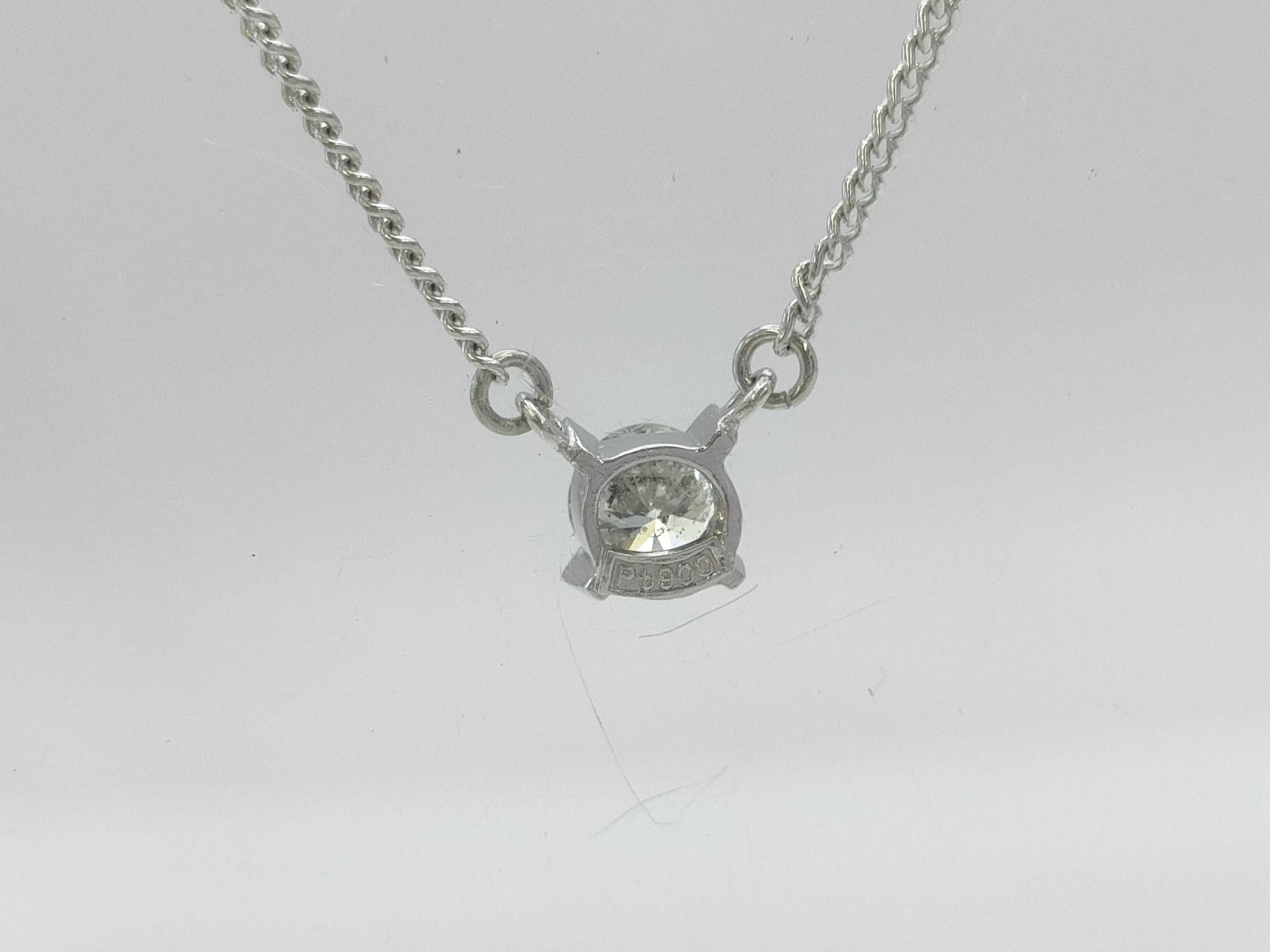 D0.328ct PT900/PT850 3.8g Necklace 