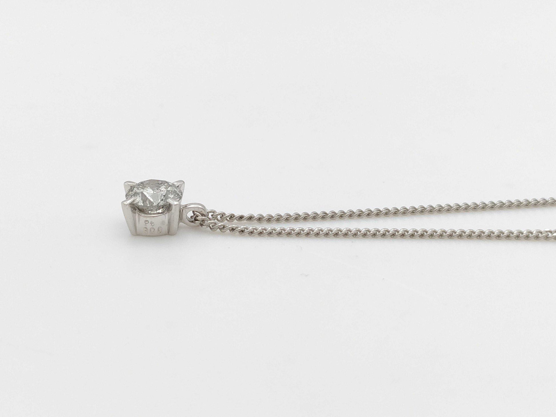 D1.17ct PT900/PT850 5.2g Necklace 