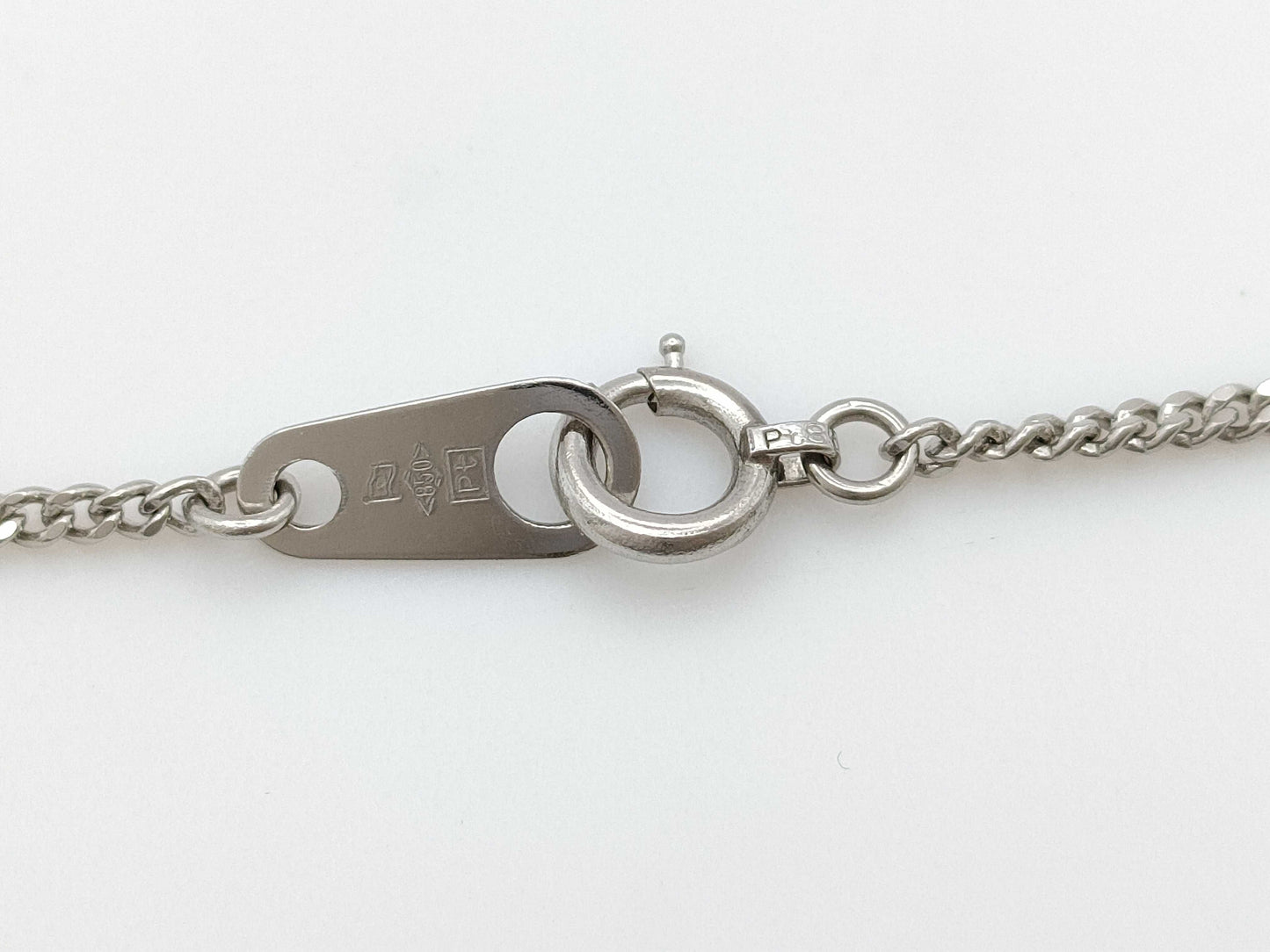 D1.17ct PT900/PT850 5.2g Necklace 