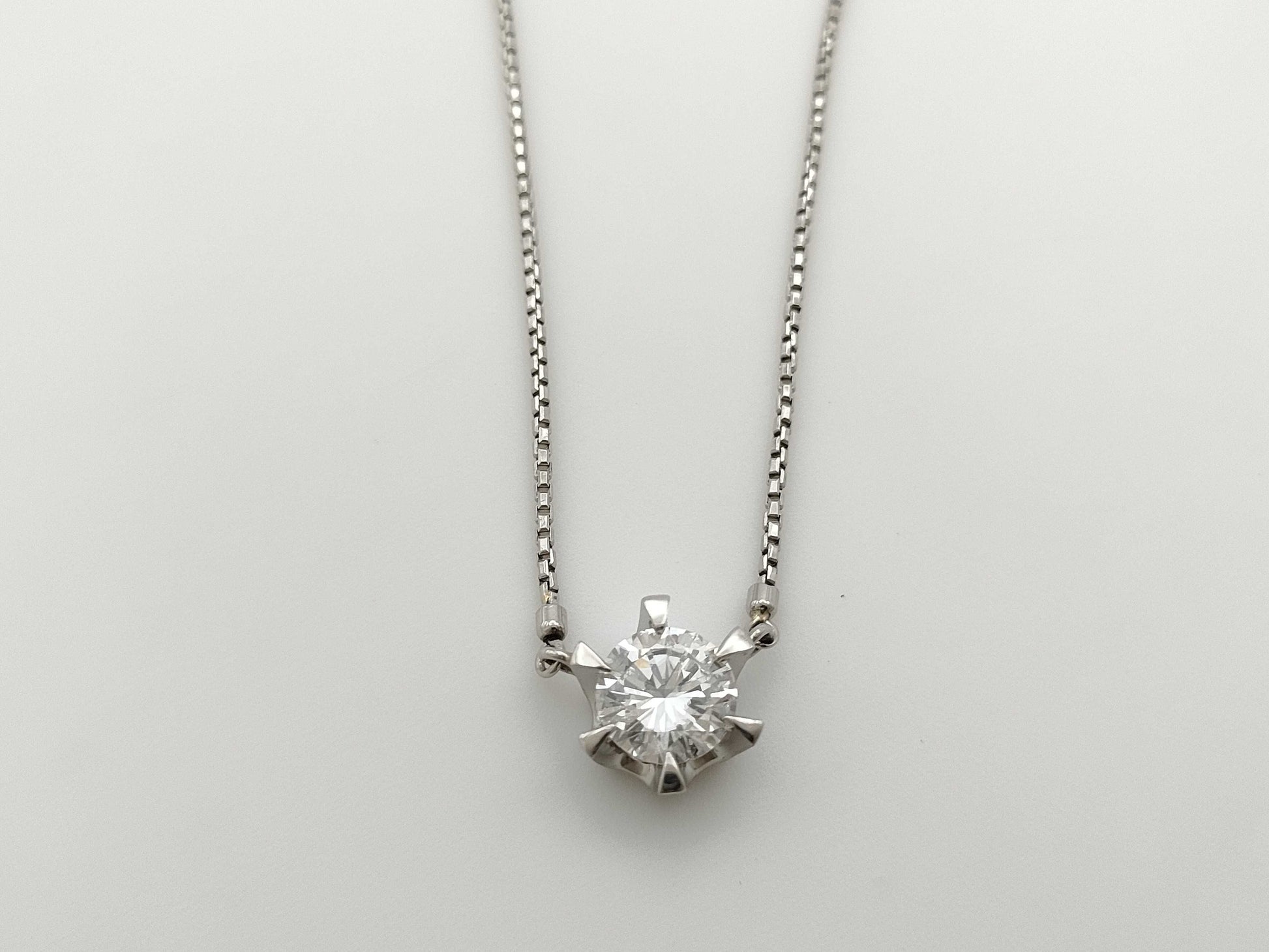 D1.050ct PT900/PT850 5.3g Necklace 