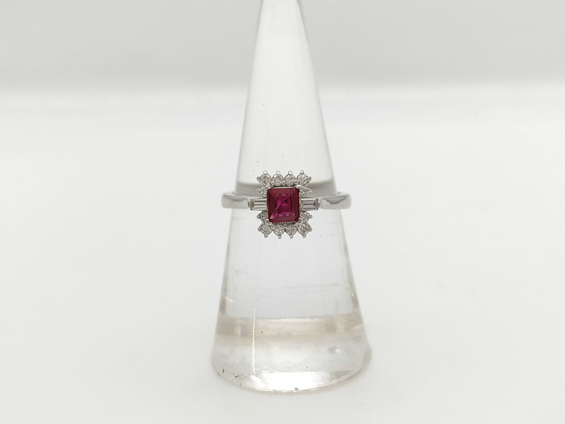 R0.47ct D0.23ct PT900 5.2g Ring 