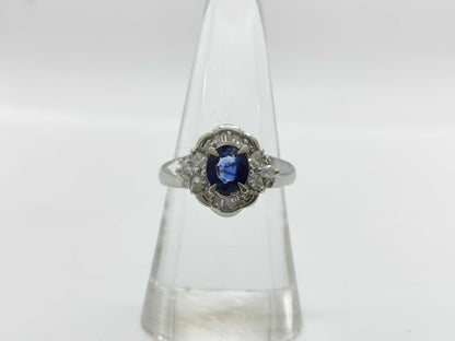 S1.02ct D0.43ct PT900 6.9g Ring 