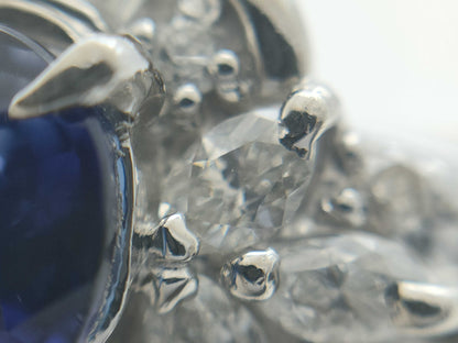 S1.02ct D0.43ct PT900 6.9g Ring 