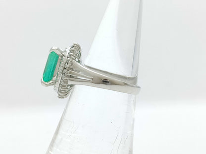 E2.40ct D0.25ct PT900 7.5g Ring 