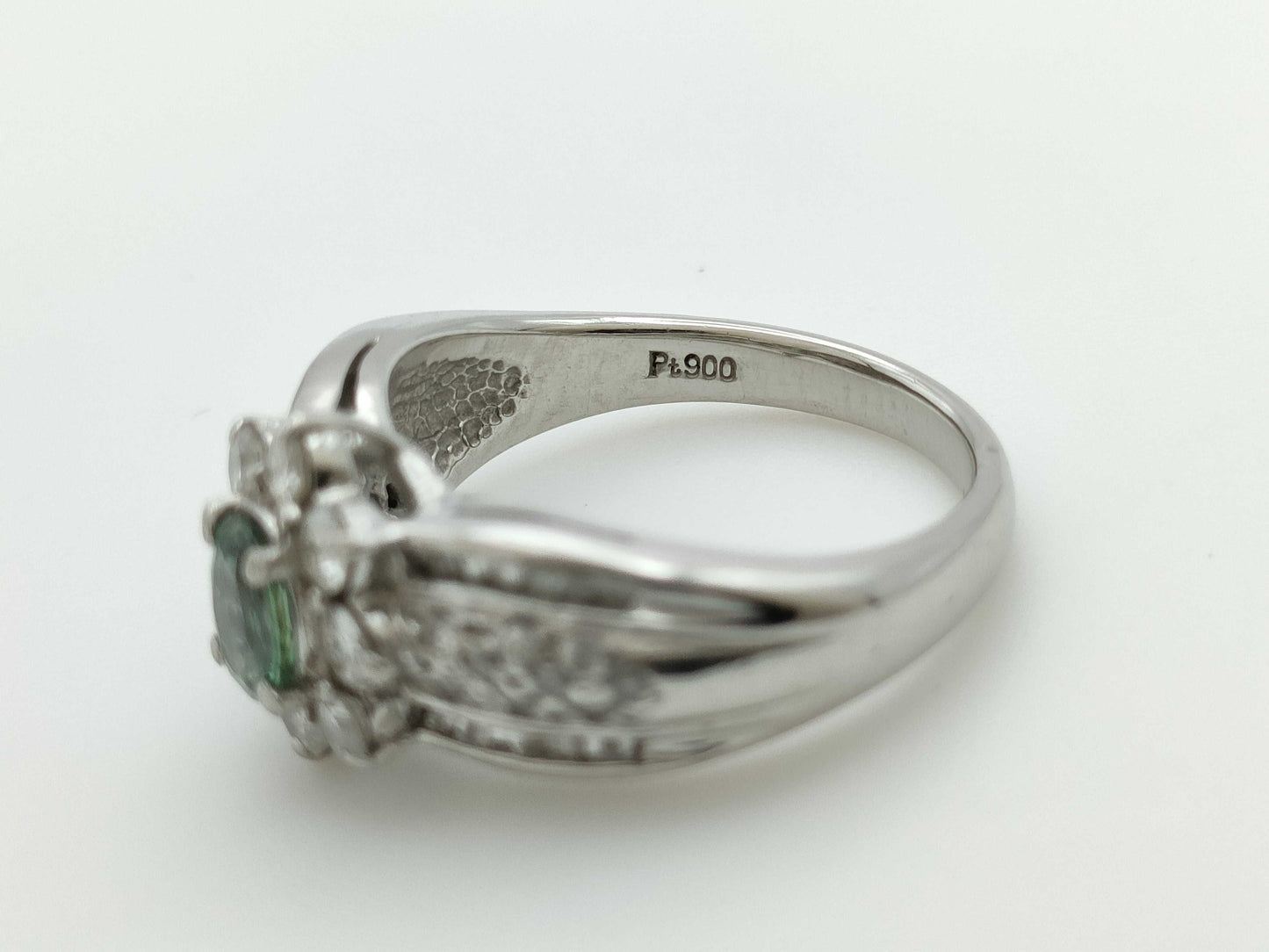 AX 0.36ct D 0.66ct PT900 7.6g Ring 