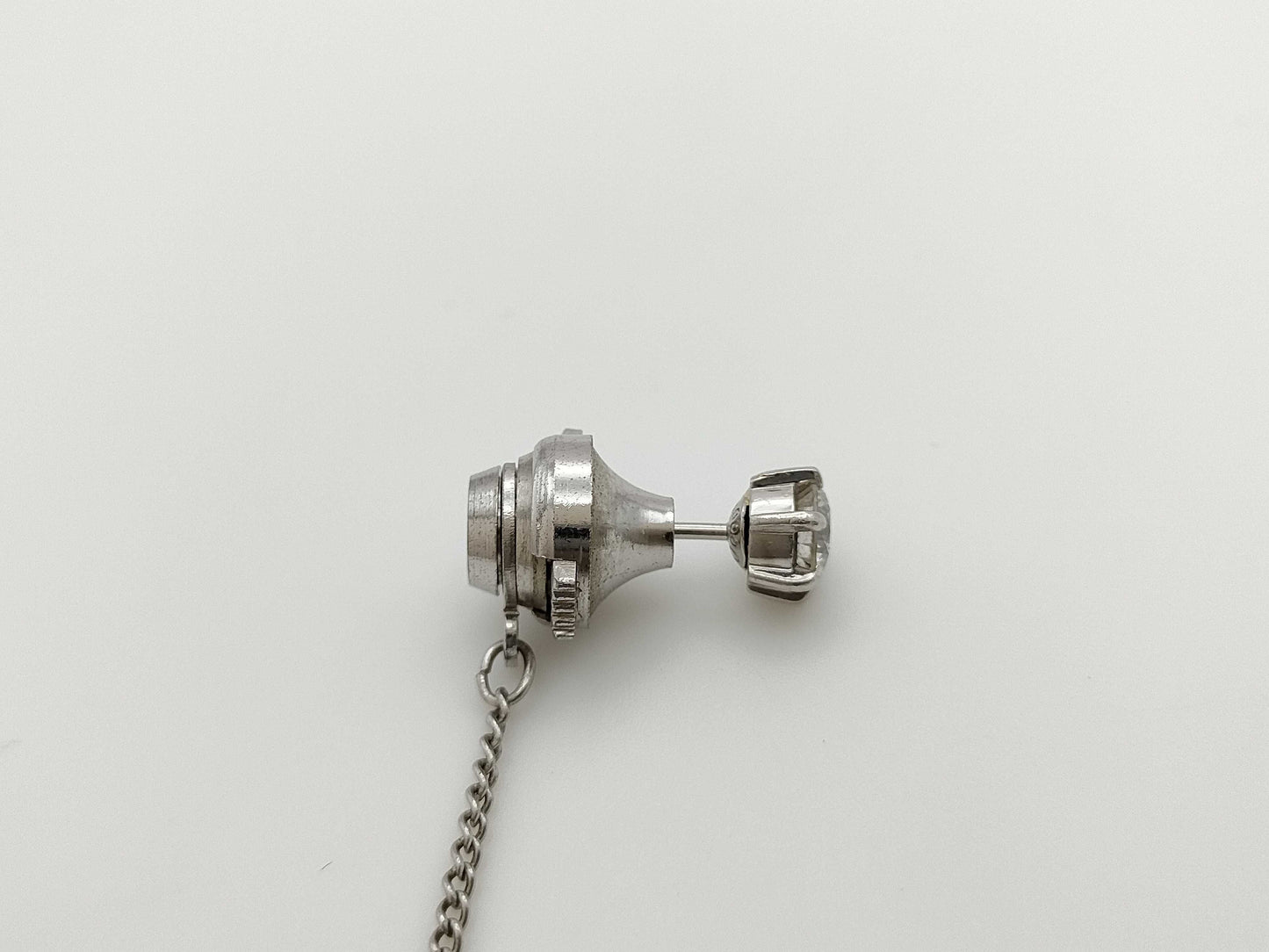 D0.66ct PT900 1.2g Tie Pin/Cufflinks 