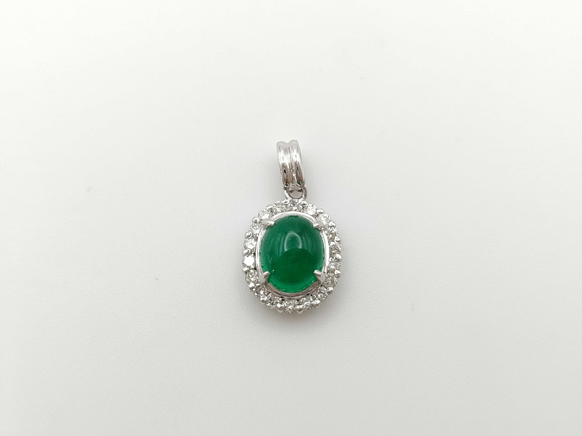 E1.57ct D0.31ct PT900 2.4g Pendant Top 