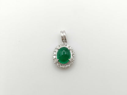 E1.57ct D0.31ct PT900 2.4g Pendant Top 