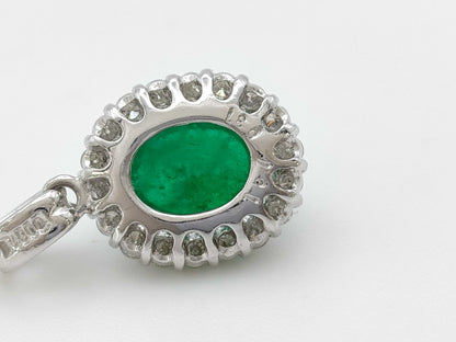 E1.57ct D0.31ct PT900 2.4g Pendant Top 